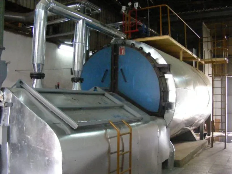 Sabit Merdiven Izgaralı Sıcak Su Kazanı